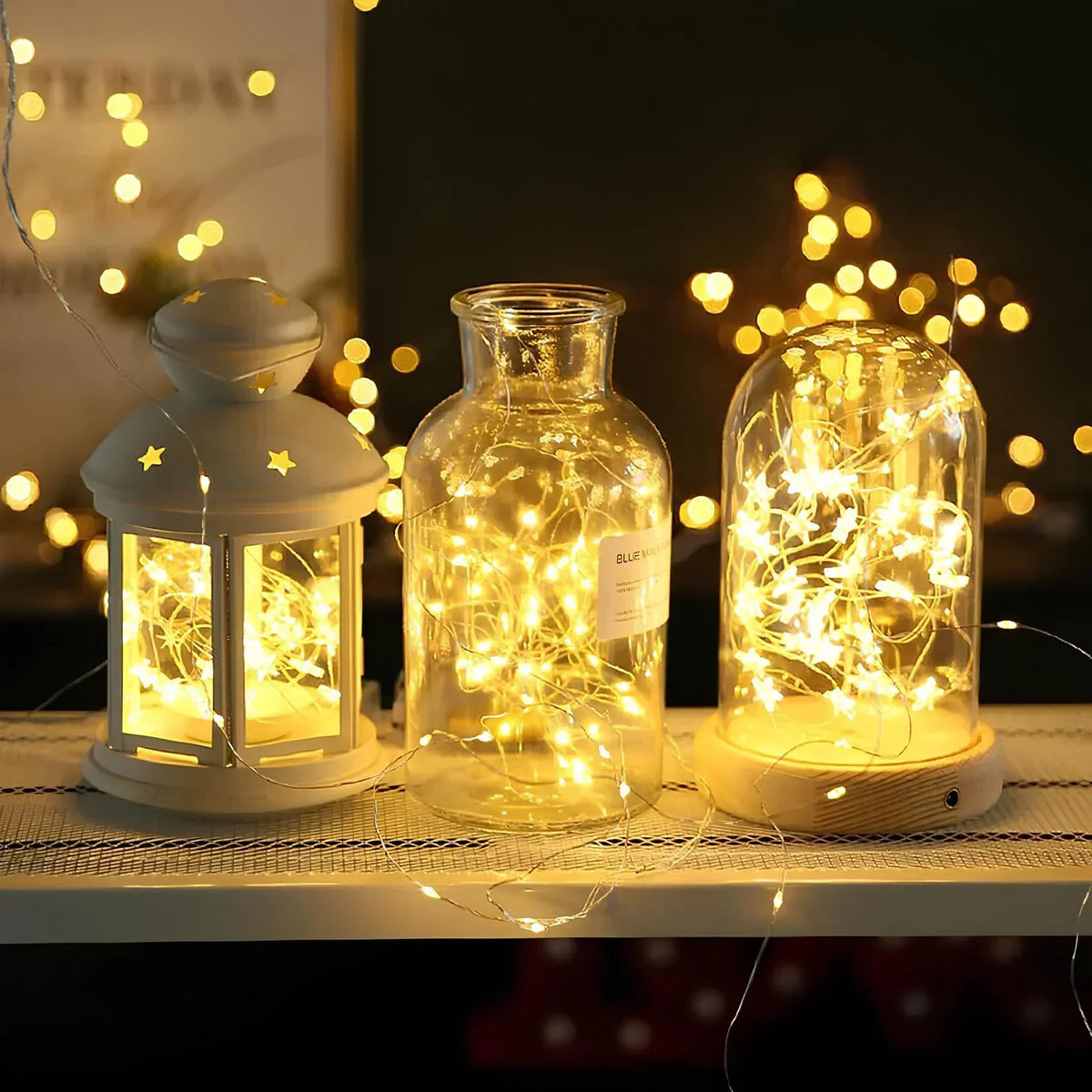 SolarGlow™ | Flexible Outdoor-Solar-Kupferlichtkette