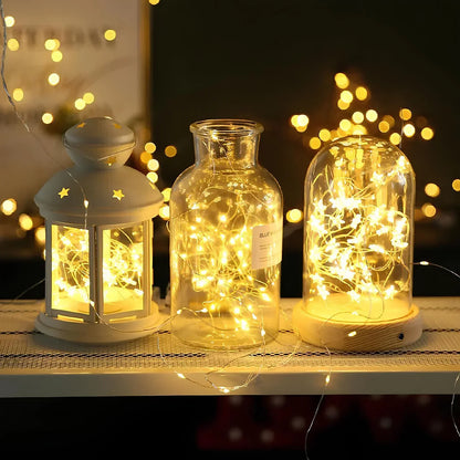 SolarGlow™ | Flexible Outdoor-Solar-Kupferlichtkette