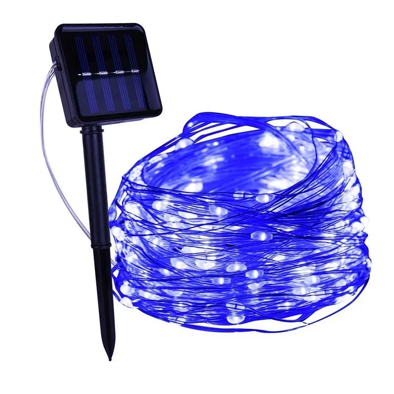 SolarGlow™ | Flexible Outdoor-Solar-Kupferlichtkette