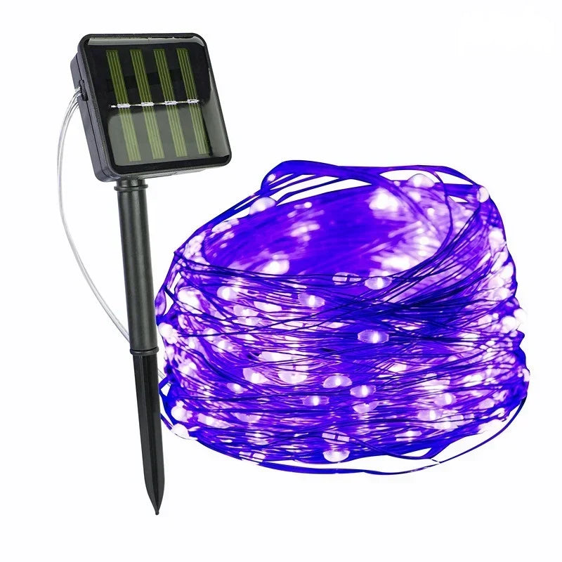 SolarGlow™ | Flexible Outdoor-Solar-Kupferlichtkette