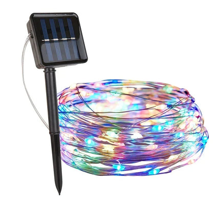 SolarGlow™ | Flexible Outdoor-Solar-Kupferlichtkette