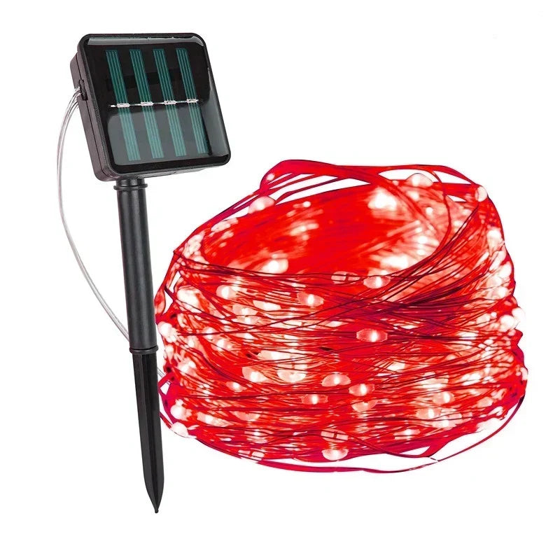 SolarGlow™ | Flexible Outdoor-Solar-Kupferlichtkette