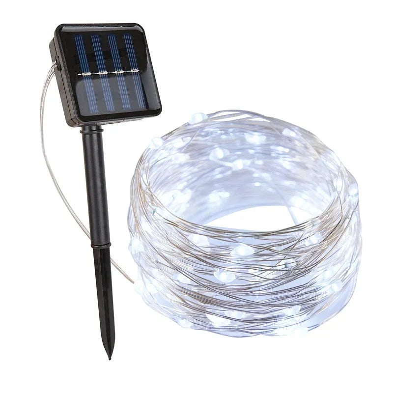 SolarGlow™ | Flexible Outdoor-Solar-Kupferlichtkette