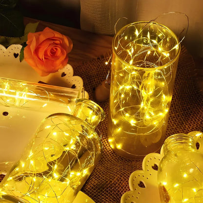 SolarGlow™ | Flexible Outdoor-Solar-Kupferlichtkette
