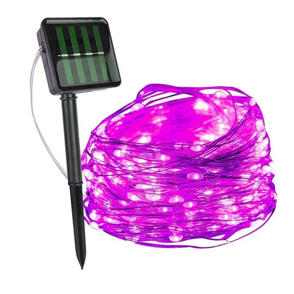 SolarGlow™ | Flexible Outdoor-Solar-Kupferlichtkette