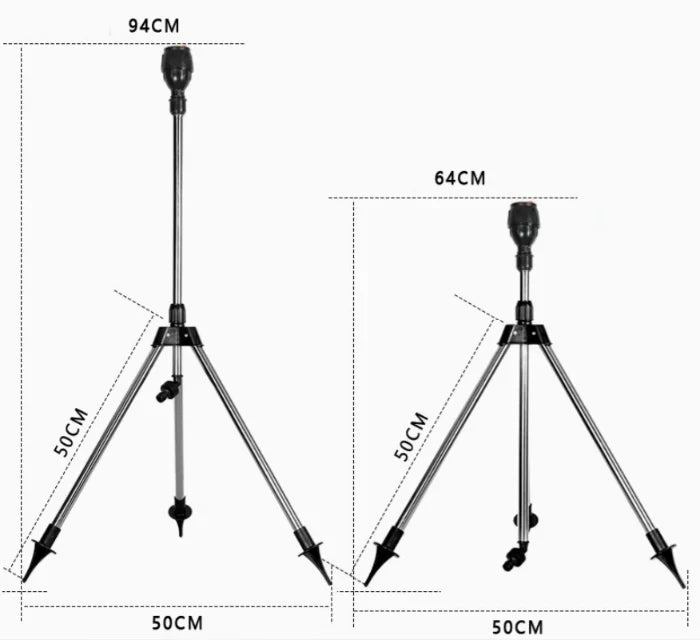 Rainpod™ | 360° Edelstahl-Stativsprinkler