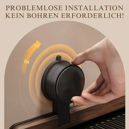 Walnuss & Aluminium Spülbeckenregal – Einfache Montage ohne Bohren