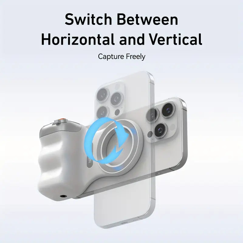 50% RABATT | Smartphone Handle Grip mit Abnehmbarer Bluetooth-Fernbedienung