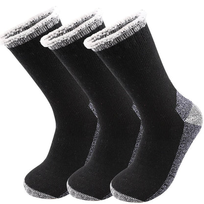 MerinoWarm™ | Thermosocken mit Merinowolle und weichem Frotteefutter – 3 Paar