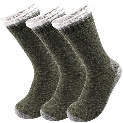MerinoWarm™ | Thermosocken mit Merinowolle und weichem Frotteefutter – 3 Paar