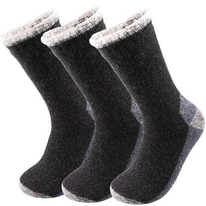 MerinoWarm™ | Thermosocken mit Merinowolle und weichem Frotteefutter – 3 Paar
