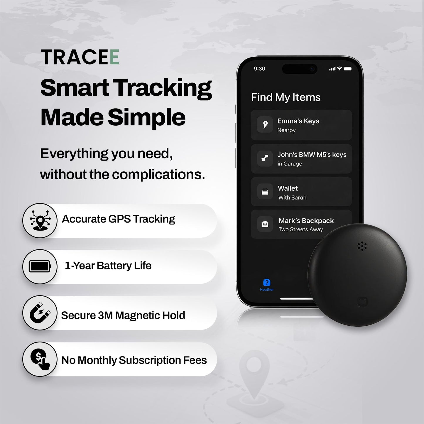 GeoVanta™ – Smarter GPS-Tracker mit magnetischem Premium-Gehäuse