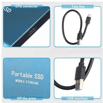 Tragbare SSD | Hohe Geschwindigkeit 1050MB/s & Stoßfest
