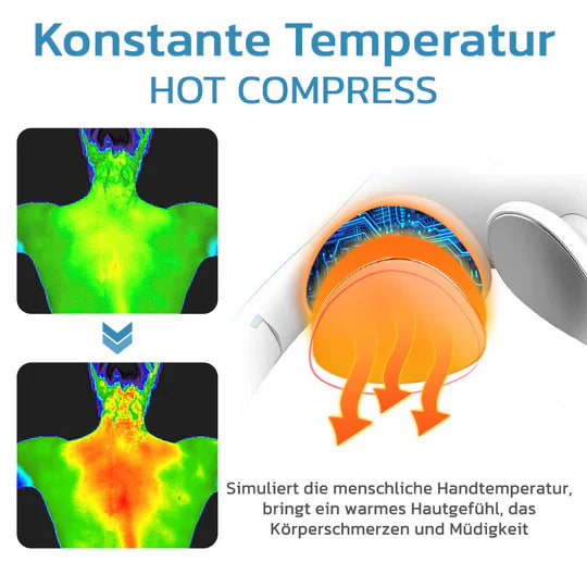 Ultraschall Lymphdrainagegerät für Nacken & Körper | Fett- & Cellulite-Reduktion | Muskelentspannung ohne Studio | ﻿﻿Vitalize