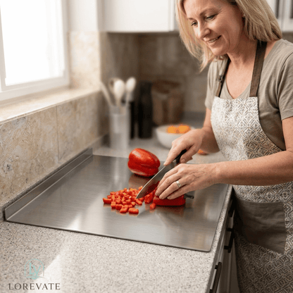 SteelRite — Stainless Cutting Board | 50% OFF
