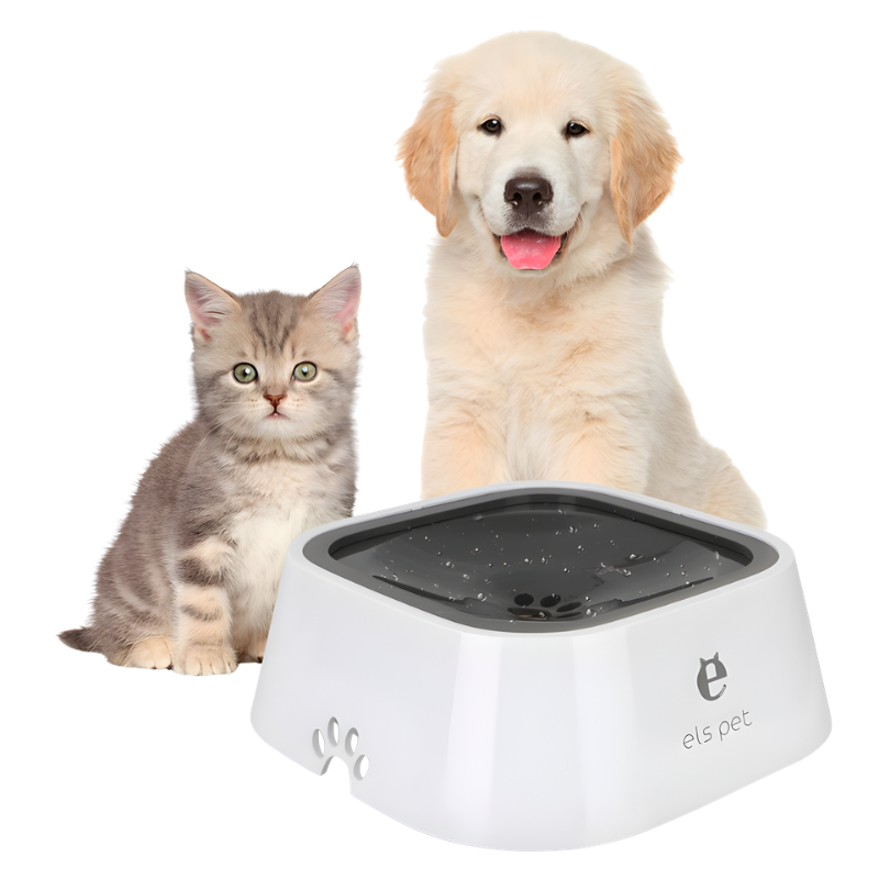 PawClean™ | Anti-Kleckern Wassernapf – Auslaufsicher, schwimmender Rand & leicht zu reinigen