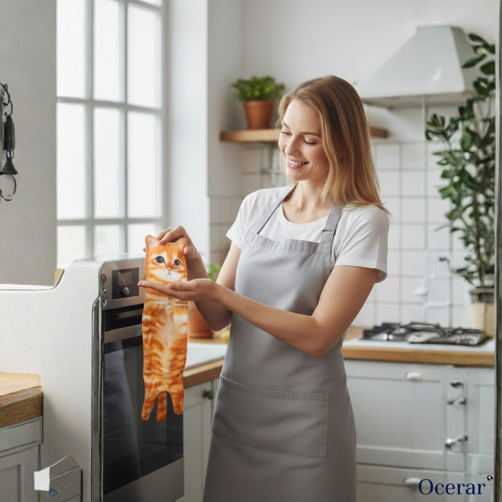 PurrTowel – Süßes Katzen-Handtuch | 1+1 GRATIS