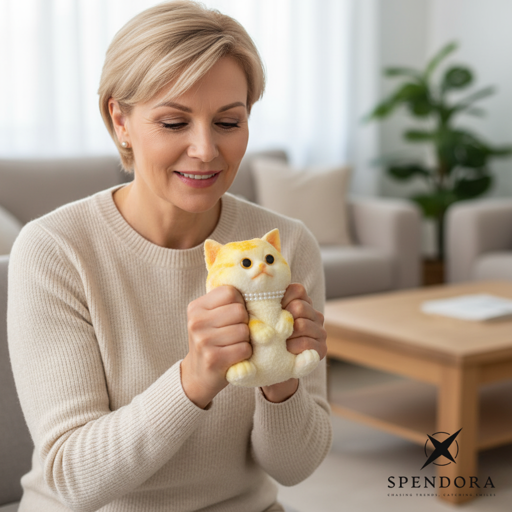 PurrEase – Weiche Anti-Stress-Katze | 50% RABATT