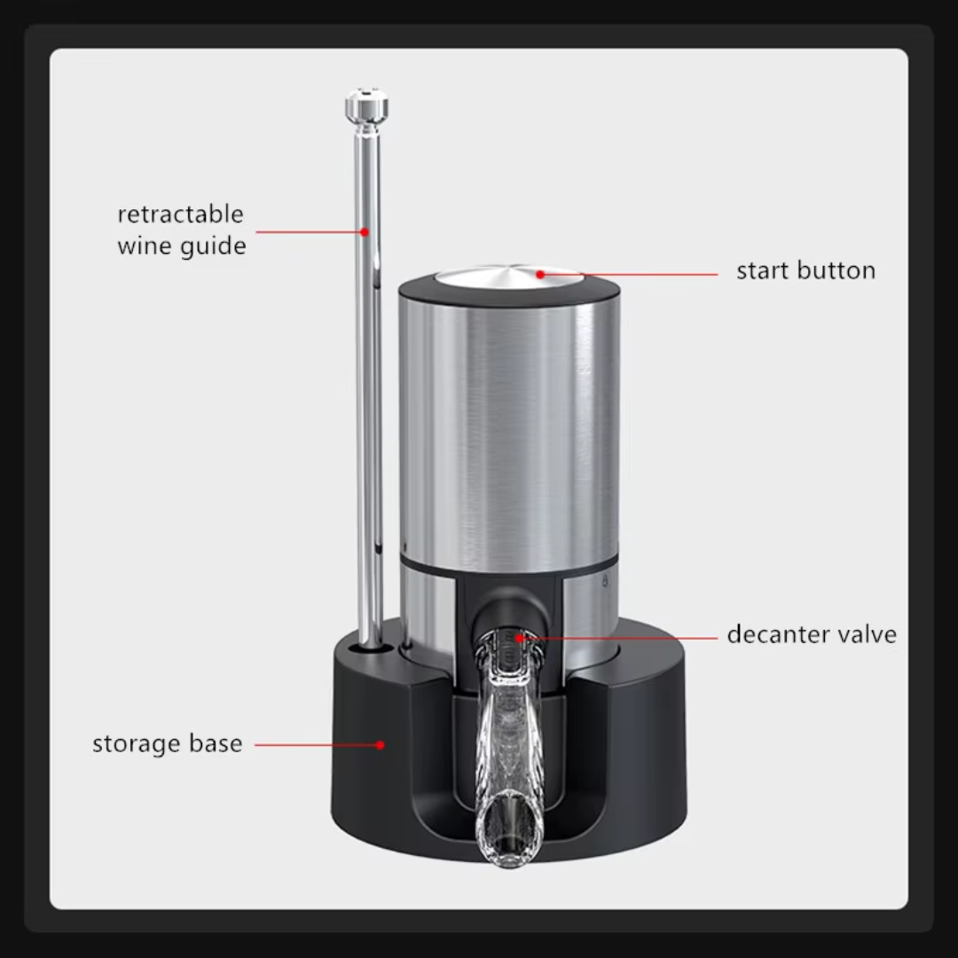 AeriBlend™ | 3-in-1 Weinbelüfter, Aufbewahrung und Spender
