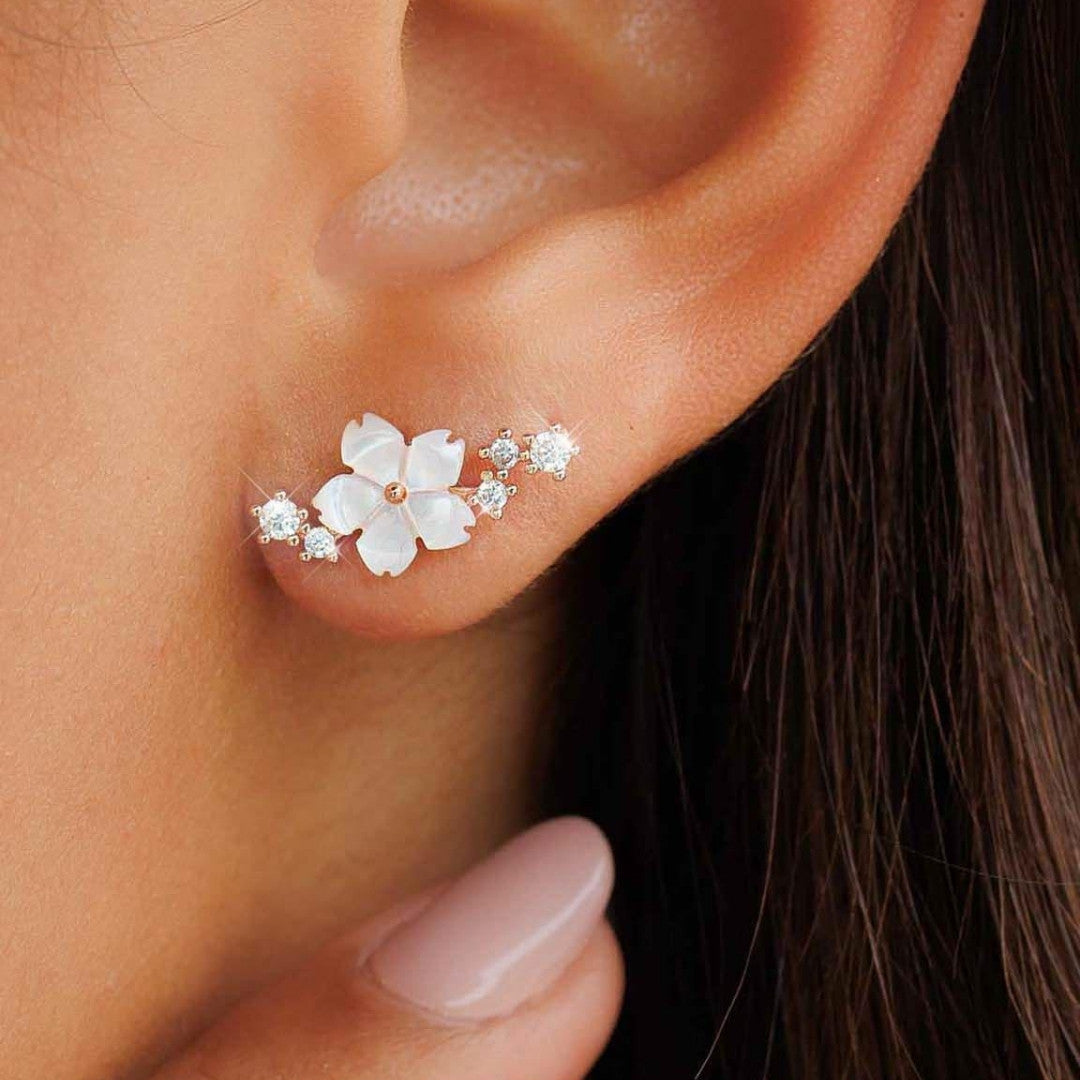 50% Rabatt | Sparkle Blumen Ohrringe [Letzter Tag Rabatt!]