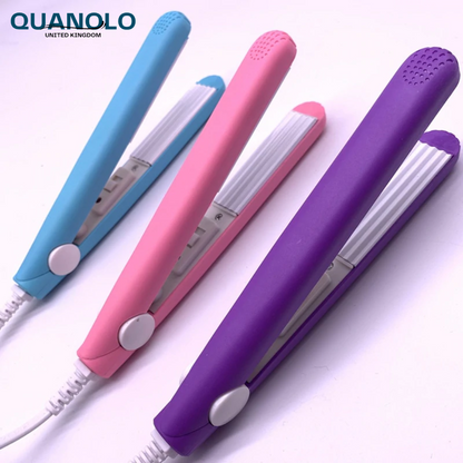 Twirly – Mini-Haarlockenstab & Glätteisen für Reisen & schnelle Auffrischungen