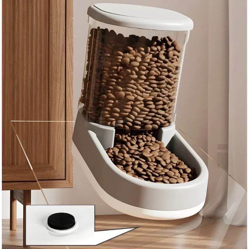 PawFill™ | Futter- & Wasserspender Set – Automatisch, BPA-frei & ergonomisch