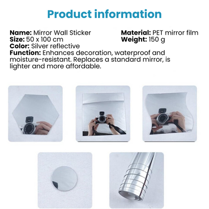 VividShield – Flexibler Spiegelfilm für Wände und Wohngestaltung