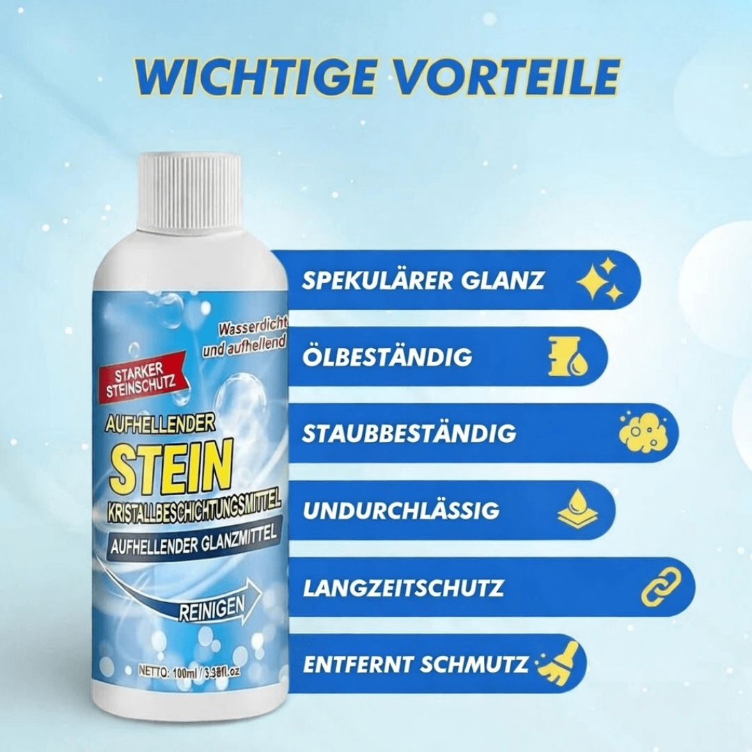 Stainoff™ – Fleckenreiniger für Stein für gründliche und mühelose Reinigung [1 + 1 Gratis]