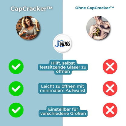 1+1 GRATIS | CapCracker - Öffnen Sie mühelos Gläser und Flaschen