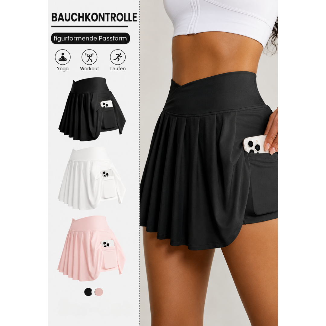 Luftiger Sommerrock mit atmungsaktiver Shorts