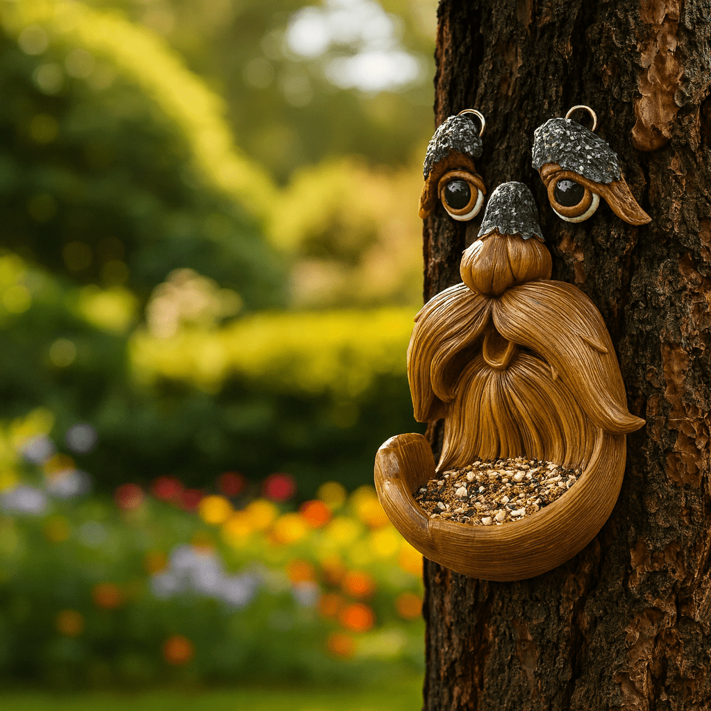 TreeSpirit™ | Vogelfutterstation im Baumgesicht-Design