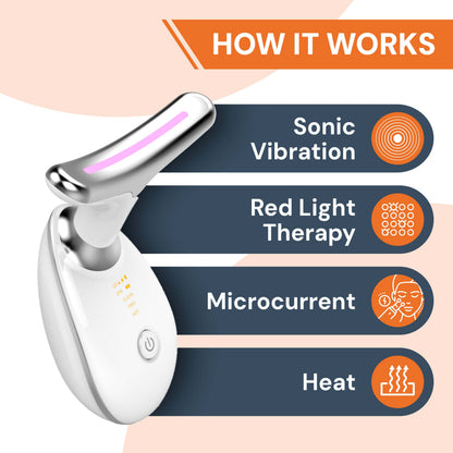 50% RABATT | LumiLift™ LED Gesichts- & Massagegerät – Für Straffer & Strahlender Aussehende Haut