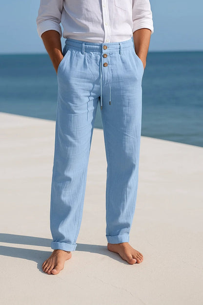MATTEO | Luftige Leinen Sommerhose