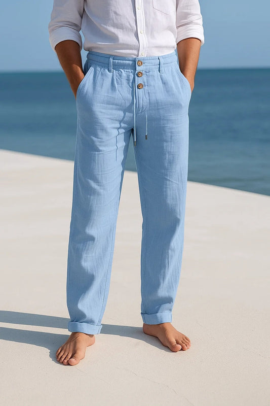 MATTEO | Luftige Leinen Sommerhose