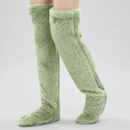 BeinKuschel™ Lange Plüschsocken für warme Füße & Beine