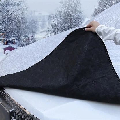 FrostShield™ | Magnetische Windschutzscheibenabdeckung für Sommer und Winter