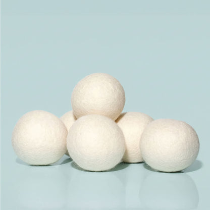 6+6 GRATIS | FluffBalls™ | Wiederverwendbare Trocknerbälle aus natürlicher Schafwolle