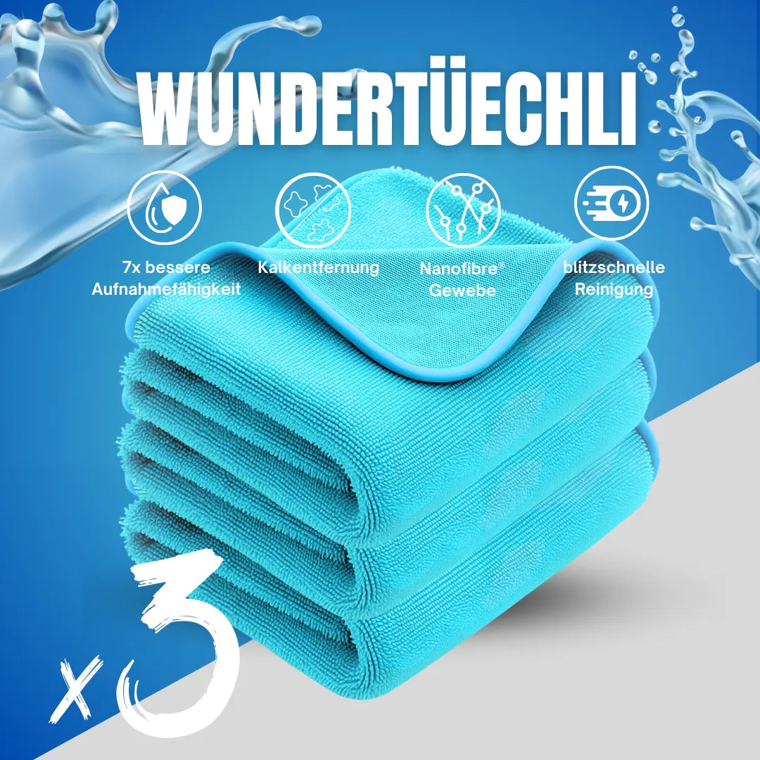 AquaLumi™ – Das saugstarke Mikrofasertuch für eine streifenfreie, glänzende Dusche