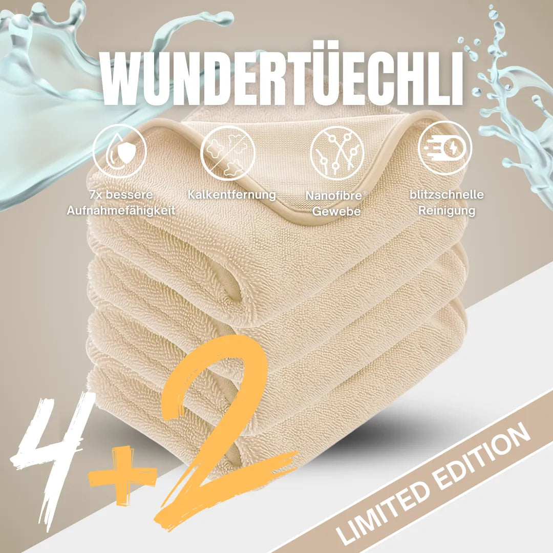 AquaLumi™ – Das saugstarke Mikrofasertuch für eine streifenfreie, glänzende Dusche