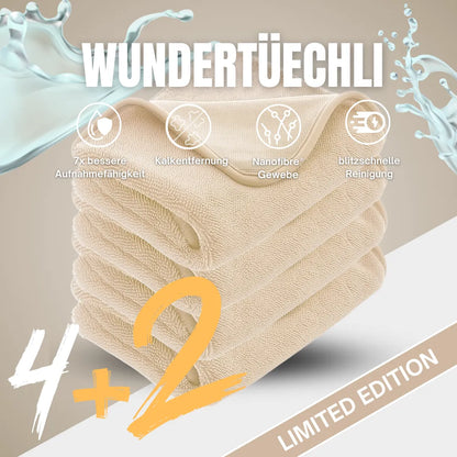 AquaLumi™ – Das saugstarke Mikrofasertuch für eine streifenfreie, glänzende Dusche