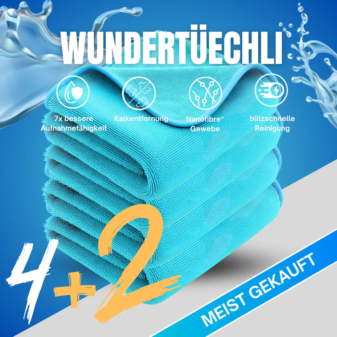 AquaLumi™ – Das saugstarke Mikrofasertuch für eine streifenfreie, glänzende Dusche