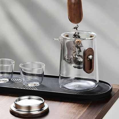 ZenVoyage – Tragbares Tee-Set aus Glas