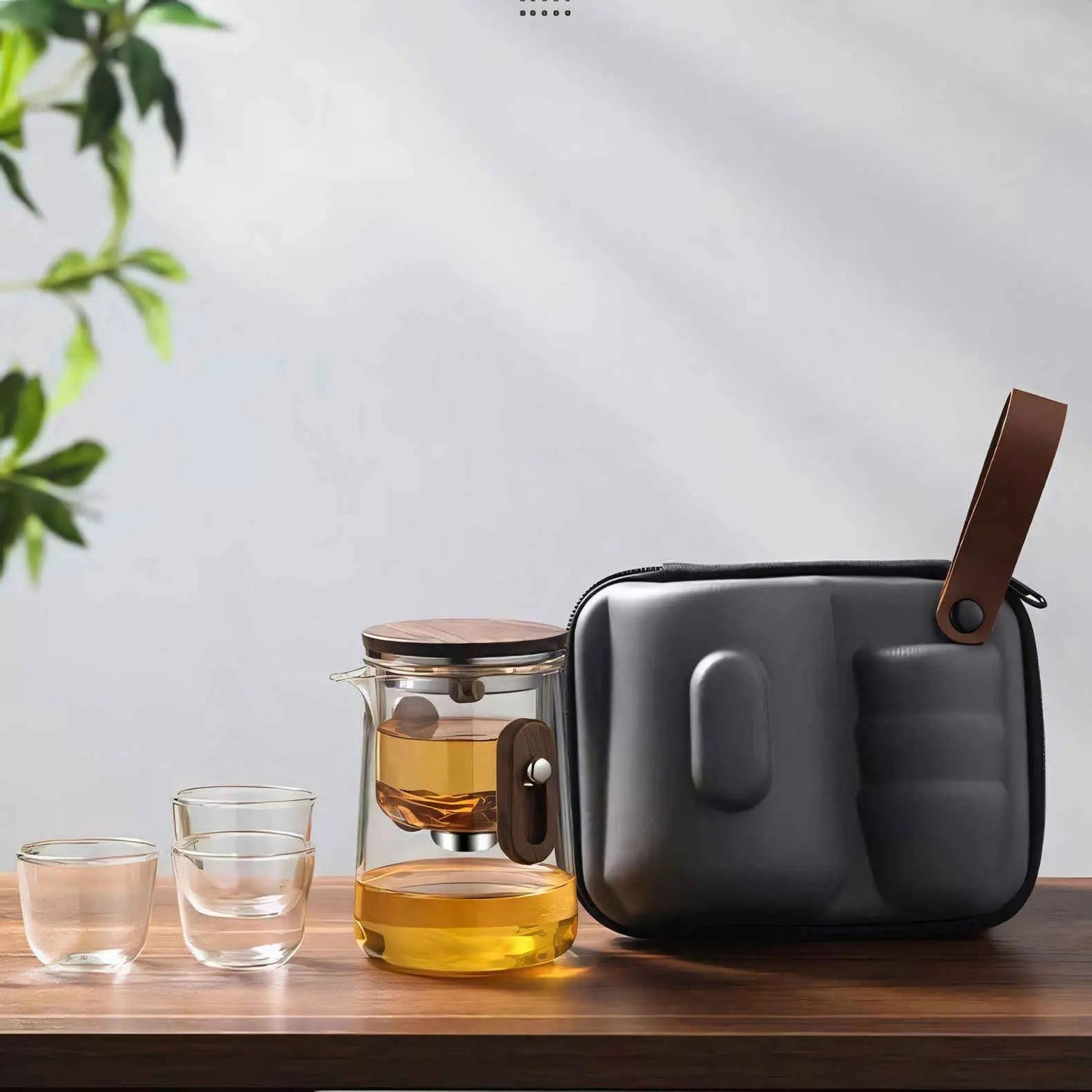 ZenVoyage – Tragbares Tee-Set aus Glas