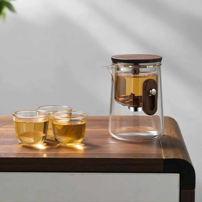 ZenVoyage – Tragbares Tee-Set aus Glas