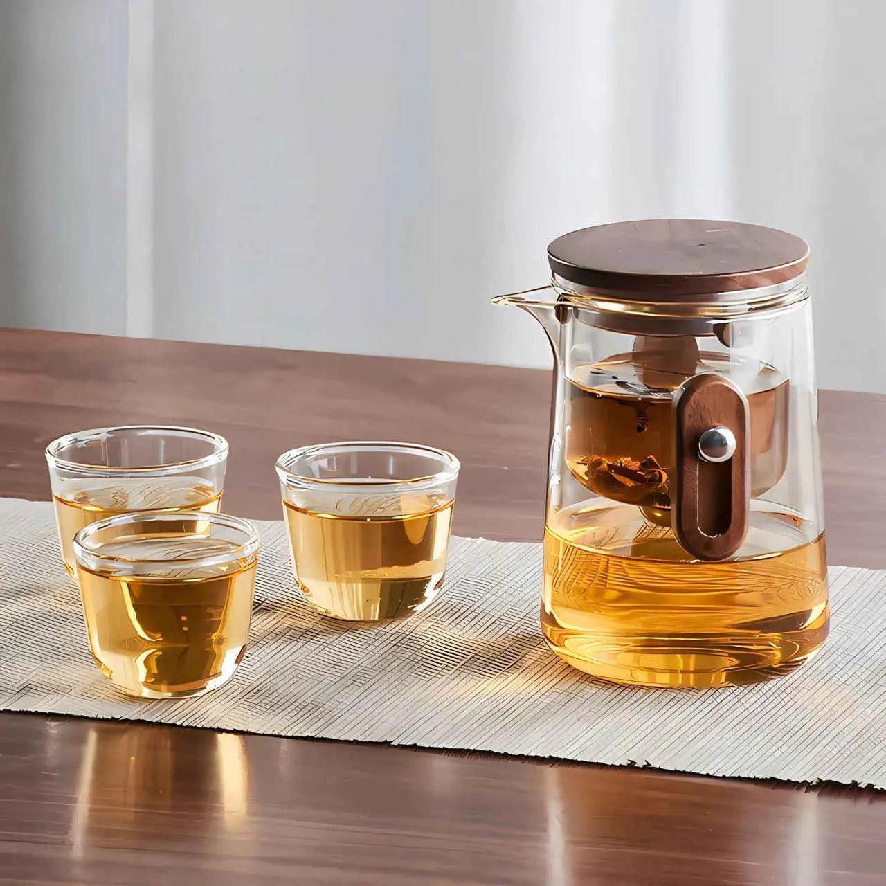 ZenVoyage – Tragbares Tee-Set aus Glas