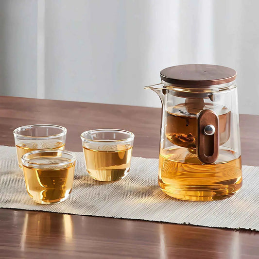ZenVoyage – Tragbares Tee-Set aus Glas