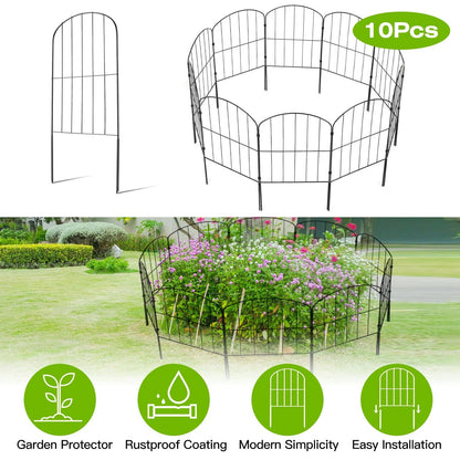 GardenCare™ | Dekorativer Edelstahl-Gartenzaun für Pflanzen & Beete