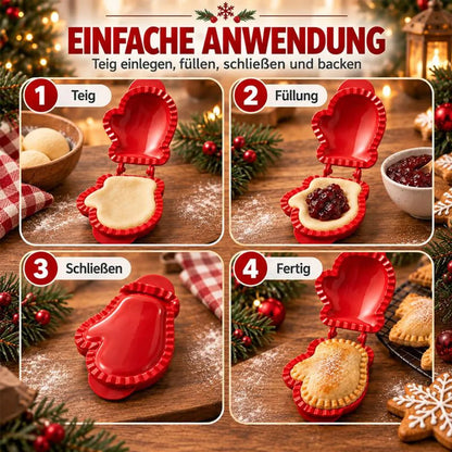 1+1 Gratis | Mini-Pie-Formen für Weihnachten & Herbst – Für süßes und herzhaftes Gebäck