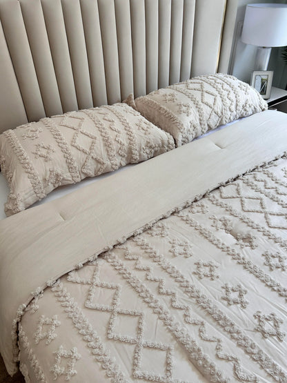 CozyNest™ | Weiches Boho-Bettdecken-Set mit Kissenbezügen | Letzter Tag Rabatt!