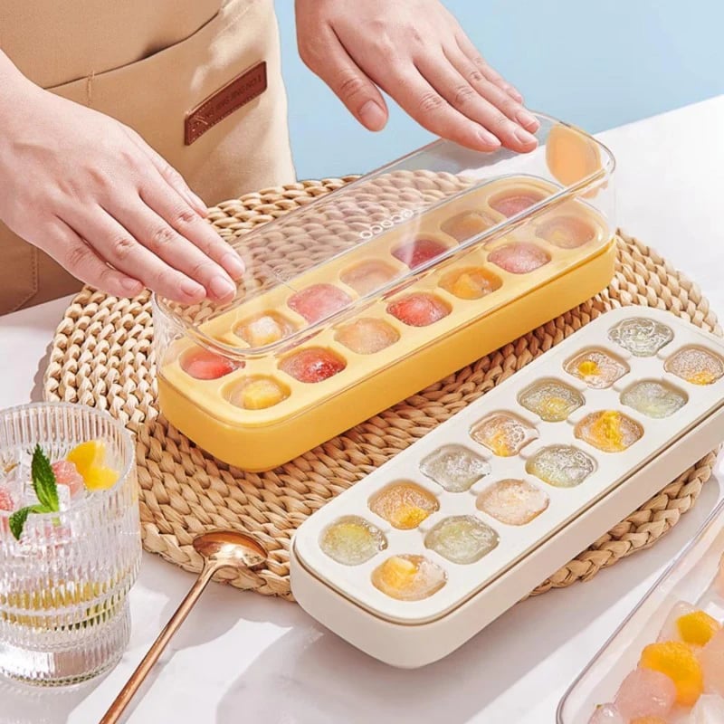 ChillForge — Eiswürfelschale mit Druckdeckel